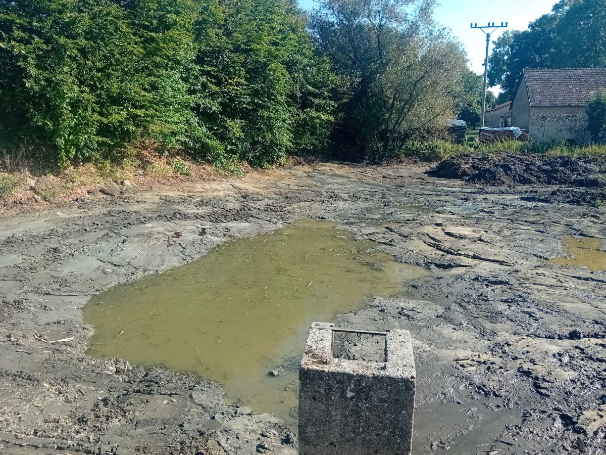 Opravujeme obecní rybník v Radostíně