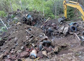 Analýza rizik bývalých skládek odpadu v katastru obce Vodslivy