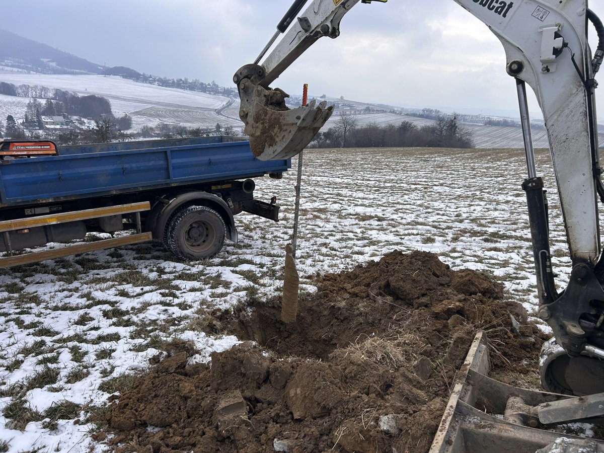 Likvidujeme nepotřebné monitorovací vrty pro ŘSD u Starého Jičína
