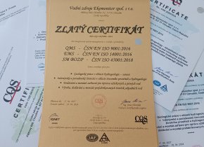 Obhájili jsme certifikaci integrovaného systému managementu