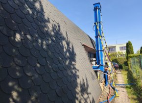 Ochranné sanační čerpání na jižním okraji Pardubic